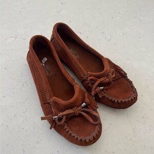 TECS Peace Moccasins women’s brown moccasin shoes flats size 7.5